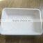 White PS plastic tray for different food packaging