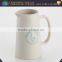 House use ceramic water filter pitcher with printing logo for customer