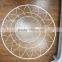 Round Wire Laundry Basket, Arc Pattern