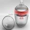 BPA Free Wide Neck Plastic Feeding Bottle for Infant Babies with Factory Price
