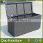 black color garden storage box