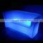modern sofa furniture / night club plastic sofa set/ glow led sofa