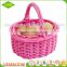 Wholesale newest and cheapest handmade colored fancy names wicker baskets or gift baskets