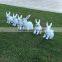 Polyresin rabbit figurine decoration