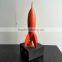 Resin rocket sculpture figure decoration