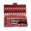 46pcs socket set 1/4" Auto Repair Tool car ratchet wrench set