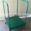 four wheel platform metal dolly cart