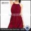 MGOO New Custom Design OEM Wine Maxi Dress Wine Maxi Dress for Women Backless Bandage Dress #25206113