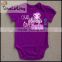 brand new tinaluling plain white rompers Hi letter printed baby bodysuits for 0-24M OEM