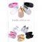 Wholesaler Shoes Stock for New Born Baby Sequines Yellow Pink Easy Wear Child Shoe