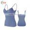 Hsz-8898 Soft Comfortable Smooth Seamless Camisole Lady Underwear Fashion Padded Bra Wholesale