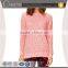 bright mixed color drop shoulder sleeve crew neck latest design ladies sweater