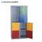 High Quality School Metal Locker 8 Doors/ Steel Colorful Locker 8 Doors