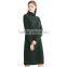 Women Pullover Sweater Ladies Plus Size Green Color Turtleneck Sweater Dress
