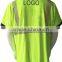 High visibility safety polo shirt with 3M segmented reflective tape for men