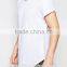 Wholesale China Scoop Hem And Taping Longline Plain t Shirt for Men