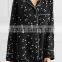2017 High quality lady pajamas custom print short sleeve sleep wear wholeasle