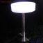 led illuminated dining under light cocktail table