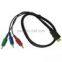 HDMI 19 Pin Male to 3 Male RCA Cable