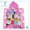 Baby high quality 100% cotton kids hooded bath towels cartoon cute cotton towel