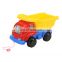 Hot sale plastic truck set with barrel beach sand toy
