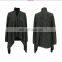 Wholesale Woman Ruffle Long Sleeve High Neck Knitted Cardigan 2016 Fashion Designs
