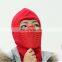 Winter outdoor full face mask warm dustproof beanie hat fleece mask balaclava cap