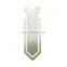 custom zinc alloy silver butterfly paper bookmark