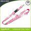 High quality customized sublimated lanyard for sale/polyester lanyard