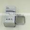 Square tin box with plastic interior lid,lid with plastic interior square tin box