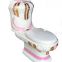 Sanitary ware bathroom good sale western two piece factory luxury colored toilet bowl for sale
