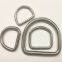 Stainless Steel D Ring Buckle For Halter Bag Welded Round Ring Buckles Leather Buckle