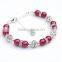 Cheap jewelry with high quality plastic bead bracelet