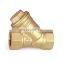 1/2" Inch Safe high quality brass strainer check valve price list