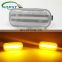 Carest 1 Pair for Audi A2 A3 A4 A6 A8 Flowing Car Side Marker Light TT Blinker Amber Smoke LED Dynamic Turn Signal Lamp