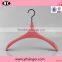 Pink Plastic Hanger With Rubber Coated for High End Clothes Supplier's Choice