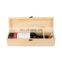 Vitalucks wholesale customized single bottle unfinished pine wooden box wine packaging case