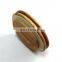 Glass Sealed Grain Canister bamboo wooden lid,kitchen jars storage bamboo lid