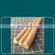 Industrial Net Design Custom Embossed Playdough Long Baking Tools Wood Rolling Pin