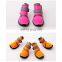 Outdoor Print Pink Cute Delicate Appearance Winter Pet Charm Booties Dog Winter Shoe