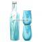 Amazon popular sale leakproof double wall vacuum insulated stainless steel wine bottle set for gifts