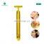 2021 hot sales wholesale price potable high quality v shape face lift 24k gold face bar beauty massager for face