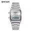 SANDA 747 Simple High Quality Digital Quartz Watch For Man Stainless Steel Time To Showed Luminous Fashion Watches Men