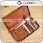 vintage style cowhide leather cell phone case wallet men clutch wallet with phone holder