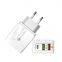 2USB+PD phone charger 2A Wall Charger Universal Travel Adapter  EU /UK Charger for Iphone for Samsung for HuaWei