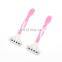 The factory produces female razors pink razors disposable razors for women
