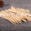 Outdoor picnic corn dog bbq 10 barbecue skewers natural green raw bamboo grill roasting food kabab stick supporting manufacturer