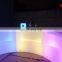 water bubble bar counter /led outdoor illuminated RGB portable led night club luxury bar counter table with wireless