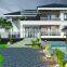 Super Luxurious House Residence for Family Prefabricated Mansion in Suburb Elite Housing for Living in California