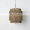 Collection Jute Lampshade Rustic 100% nature straw Pendant Light Decor Home Vietnam Supplier